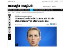 Bild zum Artikel: Bedingungen für Corona-Hilfen in Dänemark: Wenn Steueroptimierung zum Killerkriterium wird