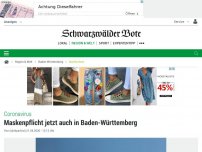 Bild zum Artikel: Land zieht nach: Maskenpflicht jetzt auch in Baden-Württemberg