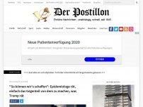 Bild zum Artikel: 'So können wir's schaffen': Epidemiologe rät, einfach das Gegenteil von dem zu machen, was Trump rät