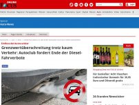 Bild zum Artikel: Einfluss der Autos unklar - Grenzwertüberscheitung trotz kaum Verkehr: Autoclub fordert Ende der Diesel-Fahrverbote