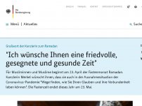 Bild zum Artikel: 'Ich wünsche Ihnen eine friedvolle, gesegnete und gesunde Zeit'