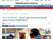 Bild zum Artikel: Neue Wutbürger: Immer mehr Demonstrationen gegen Corona-Maßnahmen