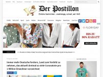 Bild zum Artikel: Immer mehr Deutsche fordern, Land zum Vorbild zu nehmen, das aktuell dreimal so viele Coronatote pro 1 Million Einwohner verzeichnet