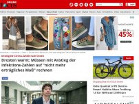 Bild zum Artikel: Anstieg der Corona-Zahlen nach Ostern - Drosten: Müssen mit Zunehmen der Infekte auf „nicht mehr erträgliches Maß“ rechnen