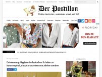 Bild zum Artikel: Entwarnung: Hygiene in deutschen Schulen so katastrophal, dass Coronaviren von alleine sterben