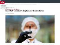 Bild zum Artikel: Produktion startet bereits: Impfstoff könnte im September bereitstehen