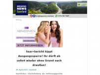 Bild zum Artikel: Saar-Gericht kippt Ausgangssperre! Ihr dürft ab sofort wieder ohne Grund nach draußen!