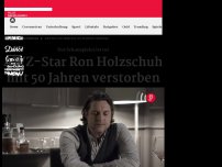 Bild zum Artikel: Ron Holzschuh ist tot