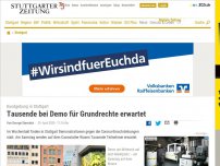 Bild zum Artikel: Kundgebung in Stuttgart: Tausende  bei Demo für Grundrechte erwartet