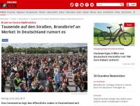 Bild zum Artikel: Druck vor Corona-Gipfel wächst - Tausende auf den Straßen, Brandbrief an Merkel: In Deutschland rumort es