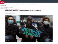 Bild zum Artikel: Partei der Corona-Leugner?: Was sich hinter 'Widerstand2020' verbirgt