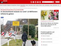 Bild zum Artikel: Heinsberg-Studie berechnet Corona-Dunkelziffer - In Deutschland müsste es rund 1,8 Millionen Infizierte geben