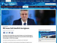 Bild zum Artikel: RKI korrigiert Zahlen: Viel weniger Tests als gemeldet