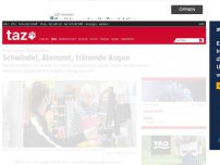 Bild zum Artikel: Protest gegen Maskenpflicht: Schwindel, Atemnot, tränende Augen