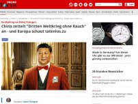 Bild zum Artikel: Gastbeitrag von Gabor Steingart - China zettelt 'Dritten Weltkrieg ohne Rauch' an - und Europa schaut tatenlos zu