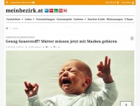 Bild zum Artikel: Genug Sauerstoff? Mütter müssen jetzt mit Masken gebären