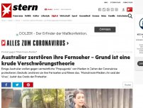 Bild zum Artikel: Netztrend: Zahlreiche Australier zerstören ihre Fernseher - aus Protest gegenüber Mainstream-Medien