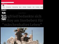 Bild zum Artikel: Dank für „märchenhaftes Leben“