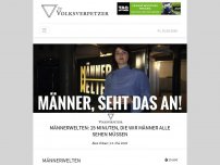 Bild zum Artikel: Männerwelten: 15 Minuten, die wir Männer alle sehen müssen