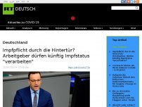 Bild zum Artikel: Impfpflicht durch die Hintertür? Arbeitgeber dürfen künftig Impfstatus 'verarbeiten'