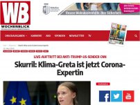 Bild zum Artikel: Klima-Greta ist jetzt Corona-Expertin