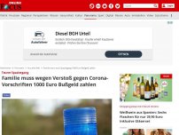 Bild zum Artikel: Teurer Spaziergang - Familie muss wegen Verstoß gegen Corona-Vorschriften 1000 Euro Bußgeld zahlen