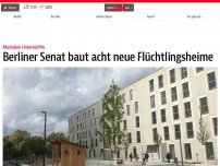 Bild zum Artikel: Berliner Senat baut acht neue Flüchtlingsheime