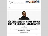 Bild zum Artikel: Ich kann auch nicht atmen: Mit George Floyd stirbt auch ein Teil von mir