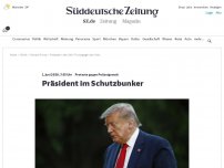 Bild zum Artikel: Proteste gegen Polizeigewalt: Trump bunkert sich ein