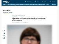 Bild zum Artikel: Esken zählt sich zur Antifa – Kritik an mangelnder Differenzierung