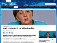 Bild zum Artikel: Koalitionsspitzen einigen sich auf Milliarden-Konjunkturpaket