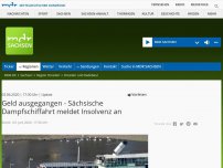 Bild zum Artikel: Sächsische Dampfschiffahrt insolvent