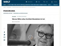 Bild zum Artikel: Werner Böhm alias Gottlieb Wendehals ist tot