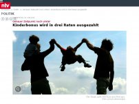 Bild zum Artikel: Genauer Zeitpunkt noch unklar: Kinderbonus wird in drei Raten ausgezahlt