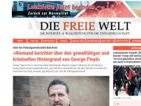 Bild zum Artikel: »Niemand berichtet über den gewalttätigen und kriminellen Hintergrund von George Floyd«