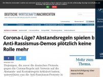 Bild zum Artikel: Corona-Lüge? Abstandsregeln spielen bei Anti-Rassismus-Demos plötzlich keine Rolle mehr