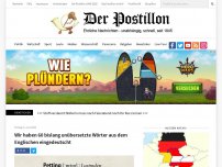 Bild zum Artikel: Wir haben 60 bislang unübersetzte Wörter aus dem Englischen eingedeutscht