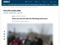 Bild zum Artikel: Türkei soll mehr EU-Hilfe für Flüchtlinge bekommen