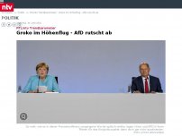 Bild zum Artikel: RTL/ntv Trendbarometer: Groko im Höhenflug - AfD rutscht ab