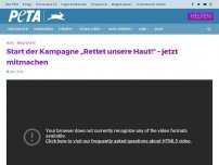 Bild zum Artikel: Start der Kampagne „Rettet unsere Haut!“ – jetzt mitmachen