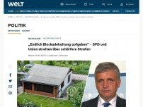 Bild zum Artikel: „Endlich Blockadehaltung aufgeben“ – SPD und Union streiten über schärfere Strafen