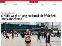 Bild zum Artikel: 107 Kilo weg! Ich zeig euch mal die Wahrheit übers Abnehmen