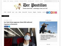 Bild zum Artikel: Vor Fahrt Döner gegessen: Mann fällt während Zugreise in Ohnmacht