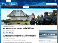 Bild zum Artikel: Mordfall Lübcke - Verfassungsschutz räumt Panne ein