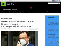 Bild zum Artikel: Masken bestellt und nicht bezahlt: Firmen verklagen Bundesgesundheitsministerium