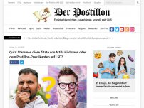 Bild zum Artikel: Quiz: Stammen diese Zitate von Attila Hildmann oder dem Postillon-Praktikanten auf LSD?