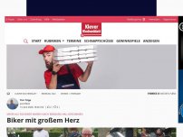 Bild zum Artikel: Biker mit großem Herz