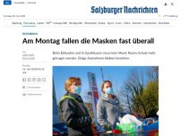 Bild zum Artikel: Am Montag fallen die Masken fast überall