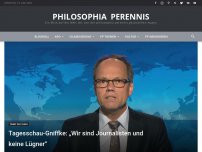 Bild zum Artikel: Tagesschau-Kniffke: „Wir sind Journalisten und keine Lügner“