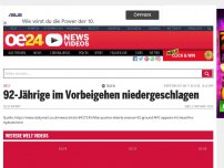 Bild zum Artikel: 92-Jährige im Vorbeigehen niedergeschlagen